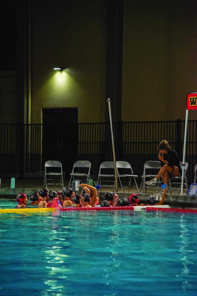 Girls’ Junior Varsity Water Polo team, photo by Natalia Valerio.