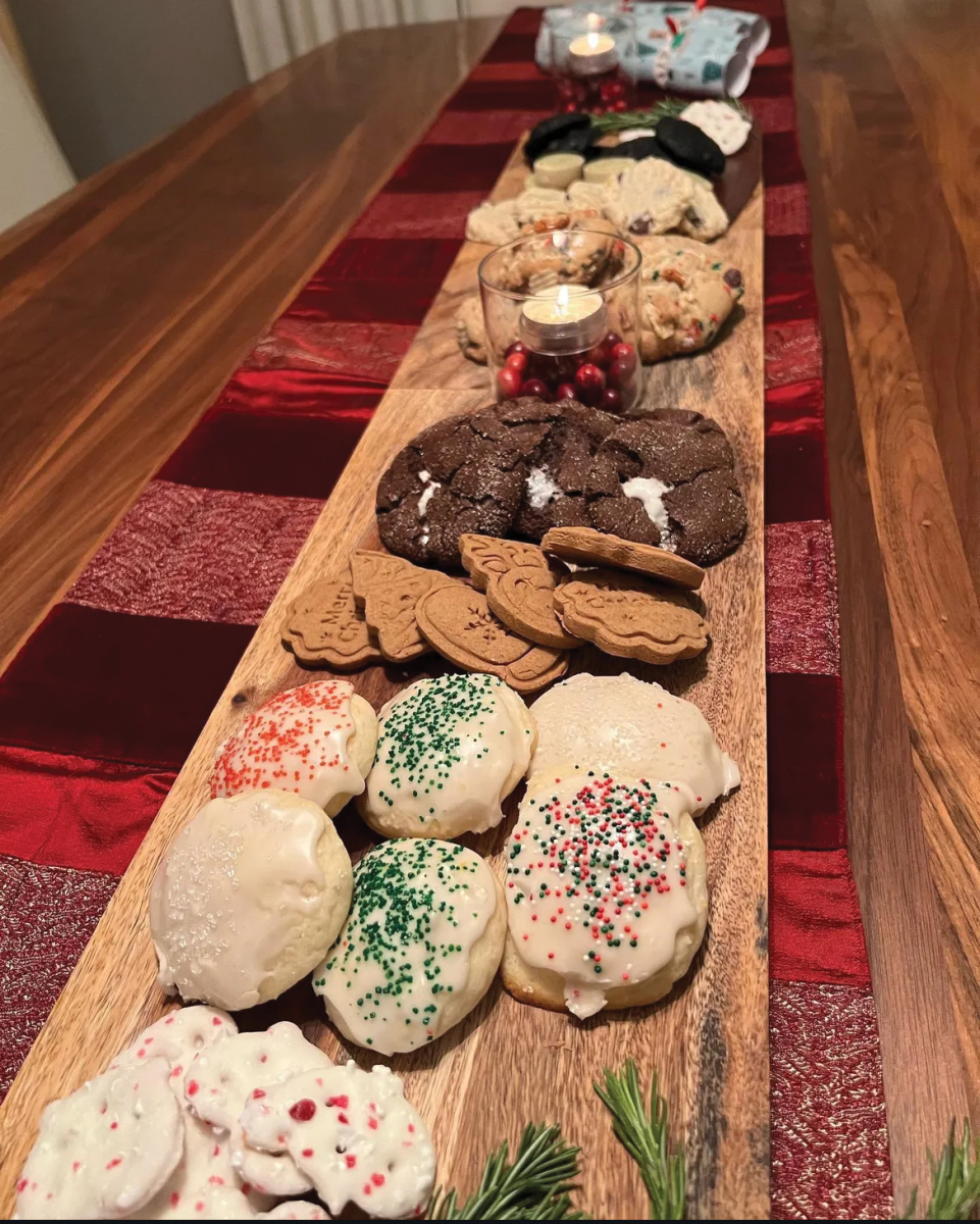 Seasonal cookie charcuterie board, photo by Maya Franey.